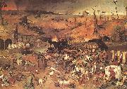 BRUEGEL, Pieter the Elder The Triumph of Death fyfg Norge oil painting reproduction